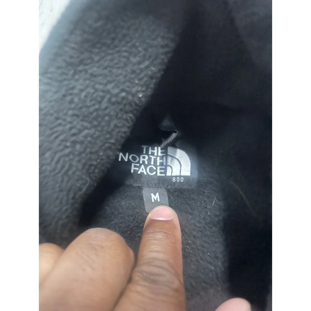The North Face Denali Jacket Men M Black Polartec Fleece Full Zip Hiking Outdoor